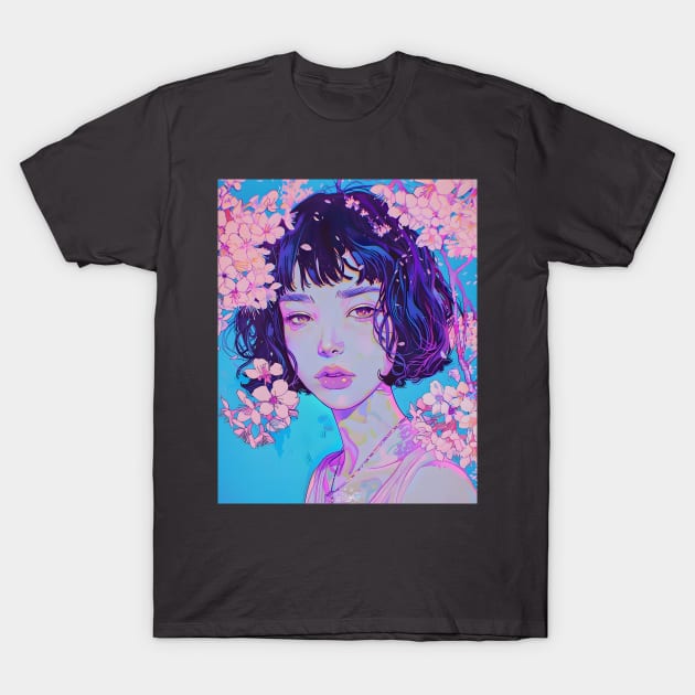 Blossoming Serenity T-Shirt by AestheticsArt81